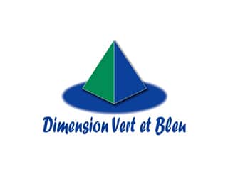 DIMENSION VERT ET BLEU