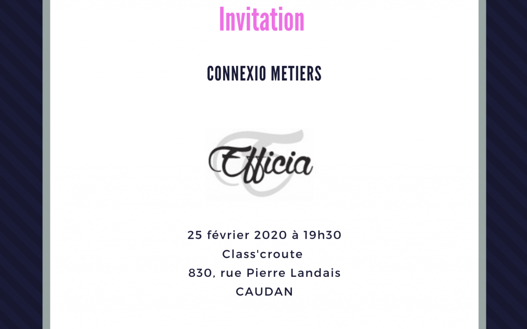 Connexio Métiers 25/02/2020