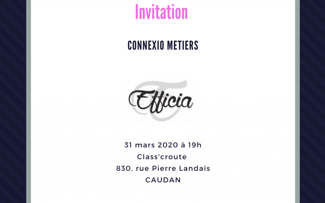 Connexio Métiers 31/03/2020