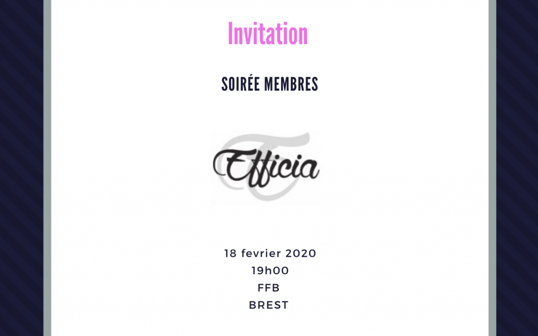 Soirée membres 18/02/2020