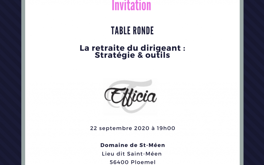Table ronde 22/09/2020